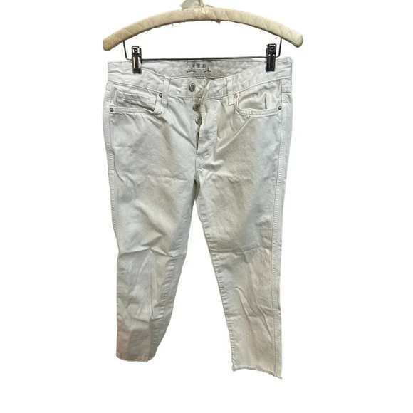 Free people We The Free Women's Straight Leg Button Fly Jean Size 26 - Picture 2 of 7